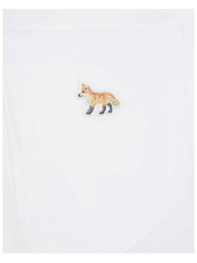 Baby Fox Patch Pocket Short Sleeve T-Shirt White - MAISON KITSUNE - BALAAN 5