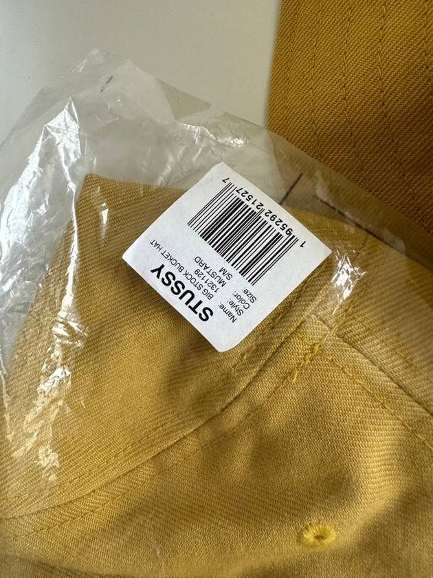 Bucket Hat 1321129 Mustard S M L XL - STUSSY - BALAAN 8