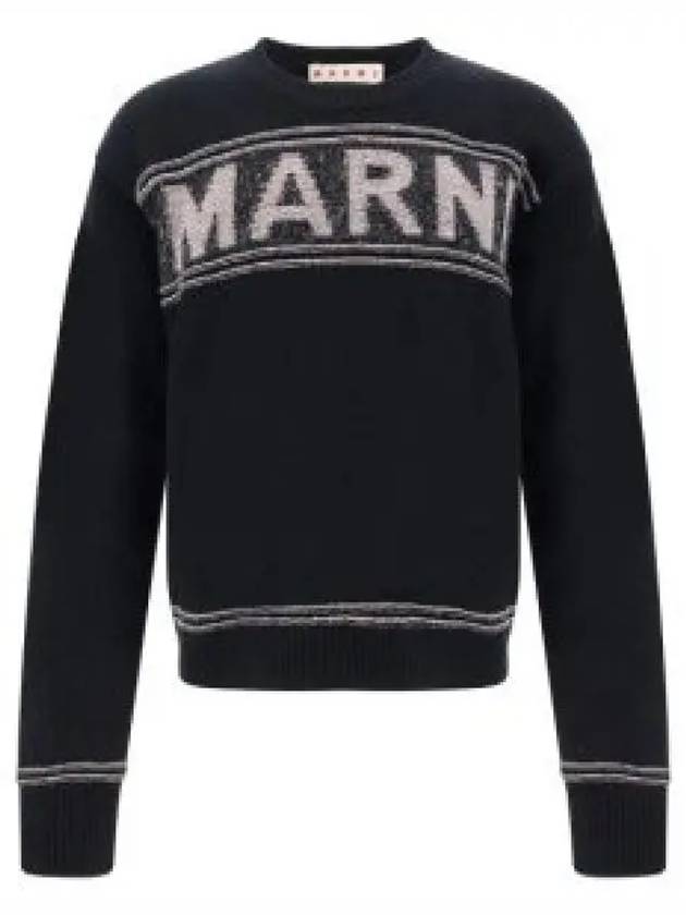 Fisherman Logo Knit Top Black - MARNI - BALAAN 2