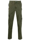 Men's Waffen Cargo Straight Pants Green - STONE ISLAND - BALAAN.