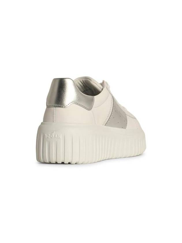 Hogan 'H645' White Leather Sneakers - HOGAN - BALAAN 3