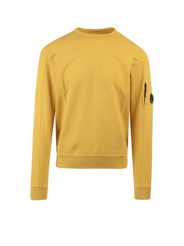 Men's Light Fleece Lens Wappen Sweatshirt Yellow - CP COMPANY - BALAAN 1