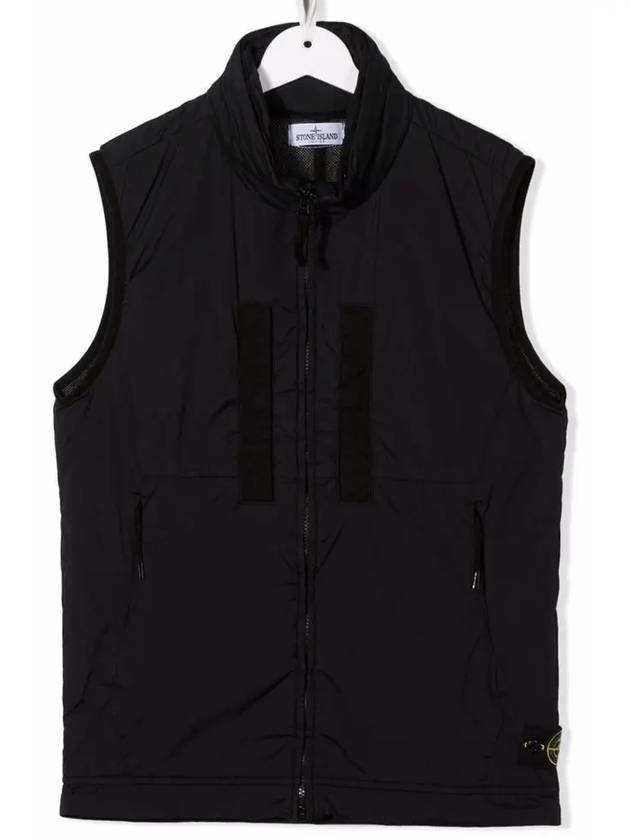 Kids Waffen Padded Vest Black 7616G0132 V0029 - STONE ISLAND - BALAAN 1