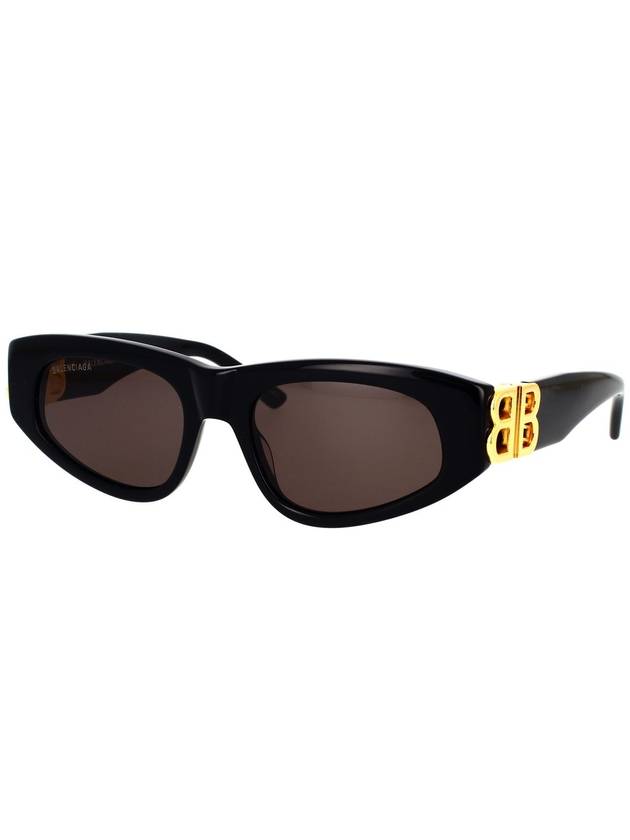 Women's BB Monogram Frame Sunglasses Black - BALENCIAGA - BALAAN 3