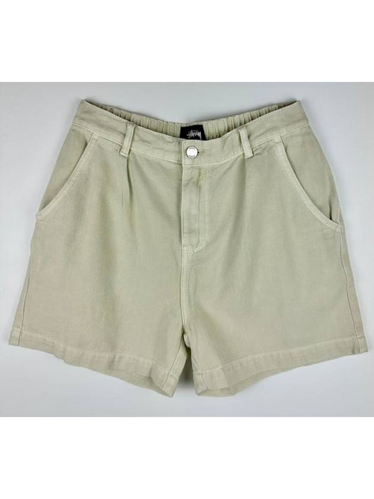 AU AUSTRALIA NEVADA DENIM SHORT ST122600 OATMEAL WOMENS - STUSSY - BALAAN 2