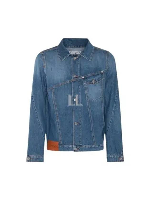 Twisted Denim Jacket Blue - JW ANDERSON - BALAAN 2