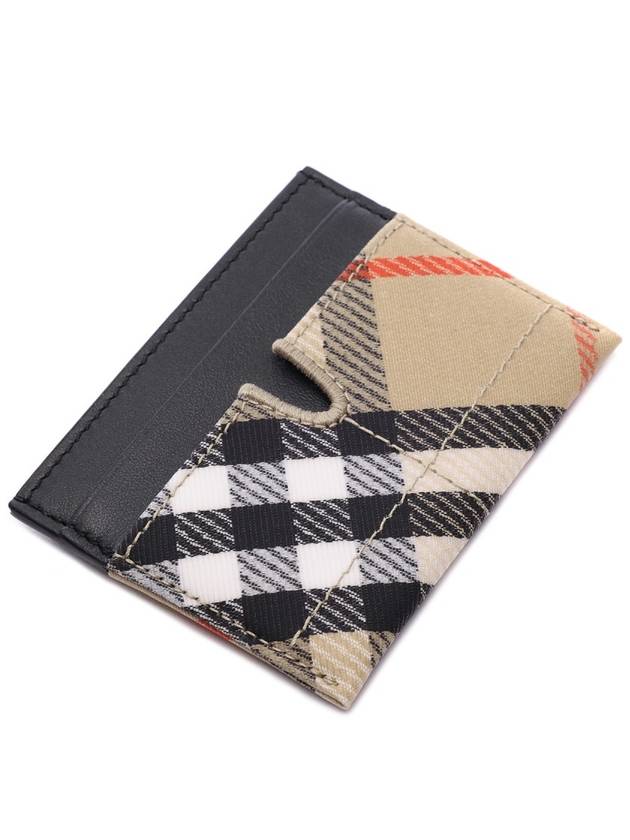 Snip Check Card Wallet Sand - BURBERRY - BALAAN 6