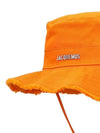 Le Bob Artichaut Cotton Bucket Hat Orange - JACQUEMUS - BALAAN 3