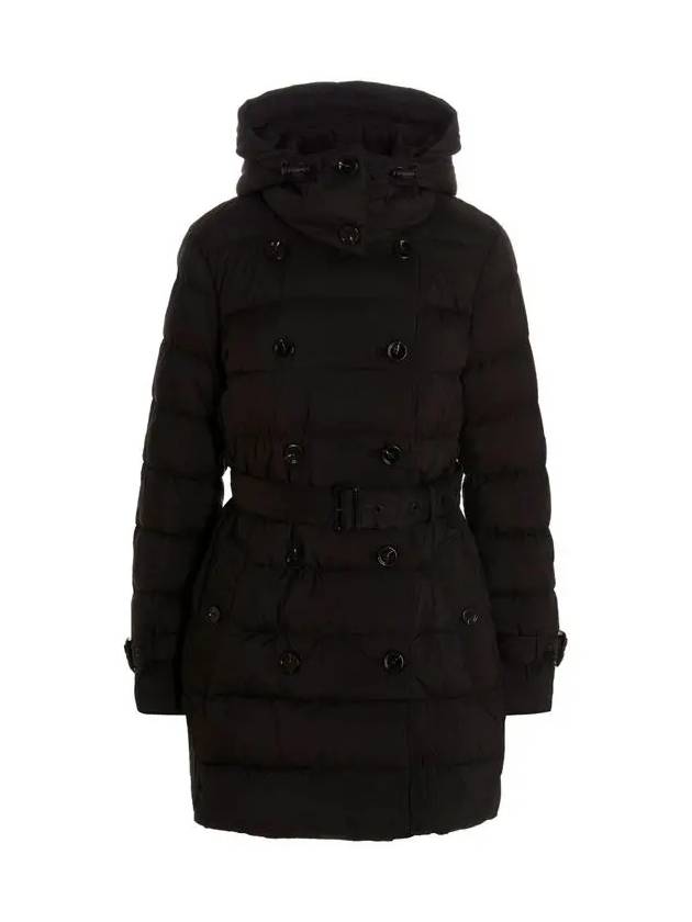 Detachable Hoodie Puffer Coat Padded Black - BURBERRY - BALAAN 2