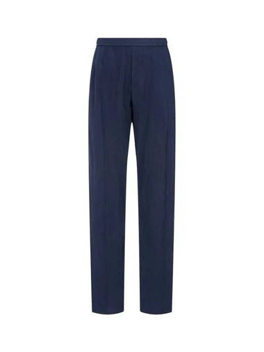 Men s pin tuck point linen pants light navy 271532 - EMPORIO ARMANI - BALAAN 1