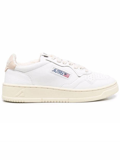 Women's Medalist Goat Ivory Tab Low Top Sneakers White - AUTRY - BALAAN 2