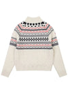 Punchka Knit Sweater OF2622LB WHITE - ONOFF - BALAAN 3