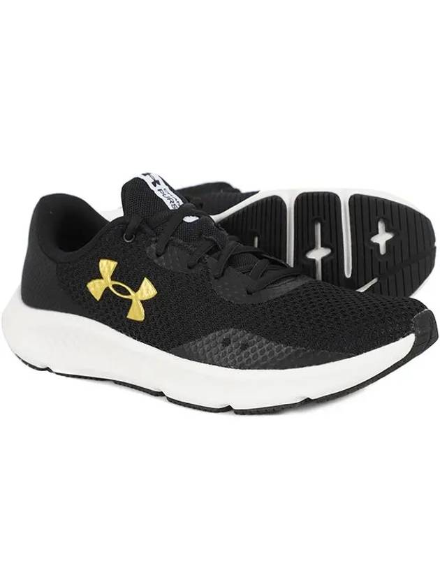 Charged Pursuit 3 Low Top Sneakers Black - UNDER ARMOUR - BALAAN 3