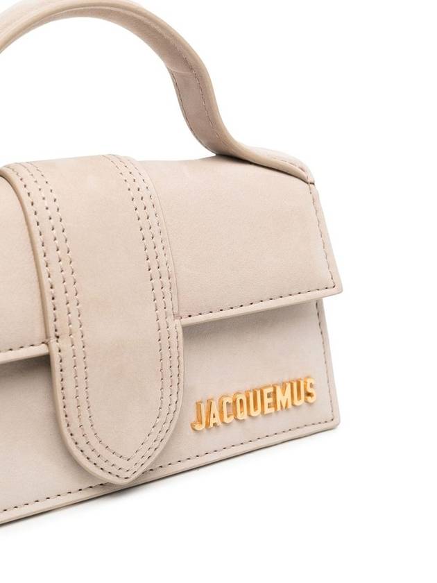 Le Bambino Mini Cross Tote Bag Dark Beige - JACQUEMUS - BALAAN 4