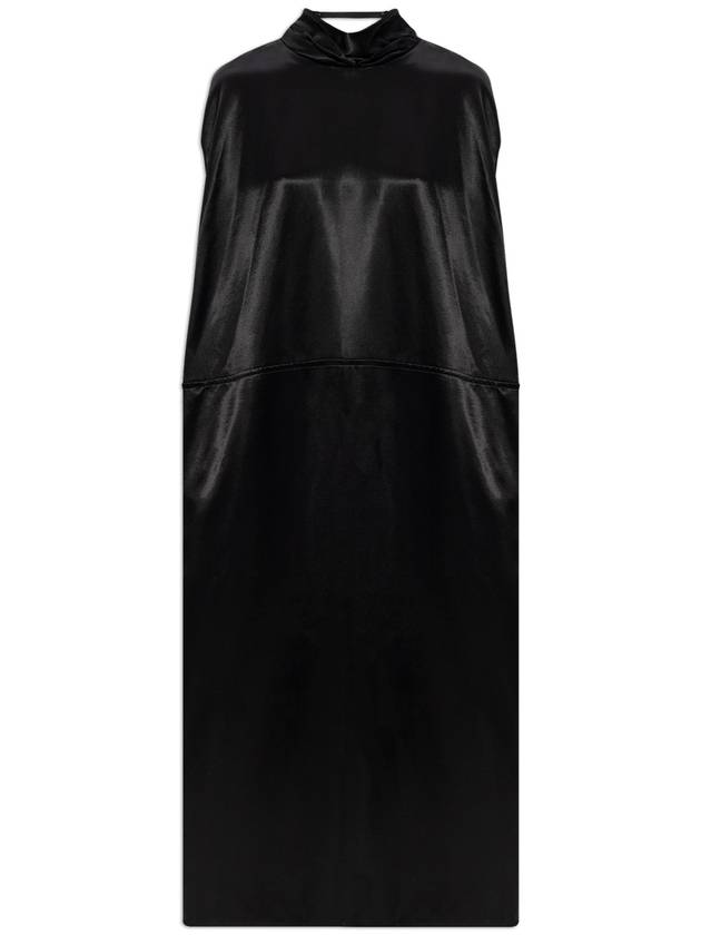 JIL SANDER Satin Dress, Women's, Black - JIL SANDER - BALAAN 1