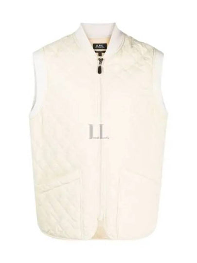 Quilted Vest Ivory - A.P.C. - BALAAN 2