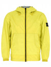 Men's Wappen Membrana Windbreaker Yellow - STONE ISLAND - BALAAN 2