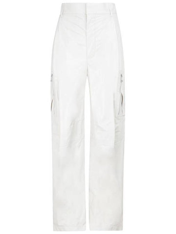 Calfskin Cargo Pants White - BOTTEGA VENETA - BALAAN 1