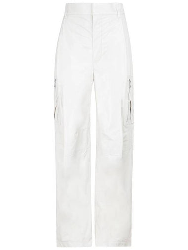 Calfskin Cargo Pants White - BOTTEGA VENETA - BALAAN 1