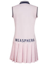 WOMEN SLEEVELESS ONE-PIECE LIGHT PINK - MEASPHERA - BALAAN 2