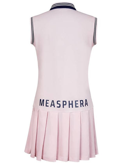 WOMEN SLEEVELESS ONE-PIECE LIGHT PINK - MEASPHERA - BALAAN 2