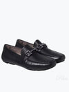 Gancini Ornament Driving Shoes Black - SALVATORE FERRAGAMO - BALAAN 2