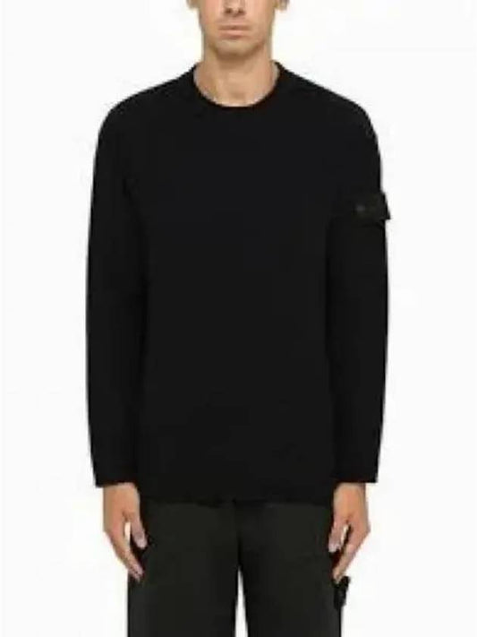 Shadow Project Wappen Patch Knit Top Black - STONE ISLAND - BALAAN 2