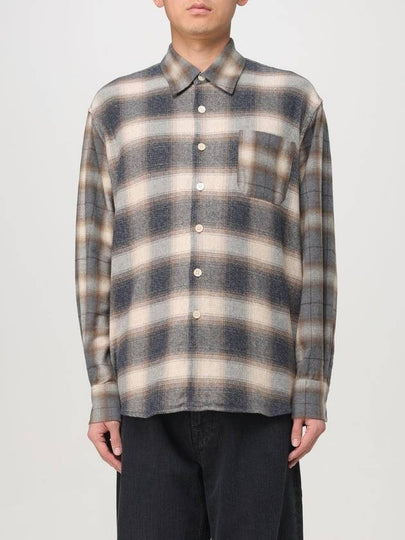 Doyle Check Lagger Flannel Long Sleeve Shirt Grey - OUR LEGACY - BALAAN 2