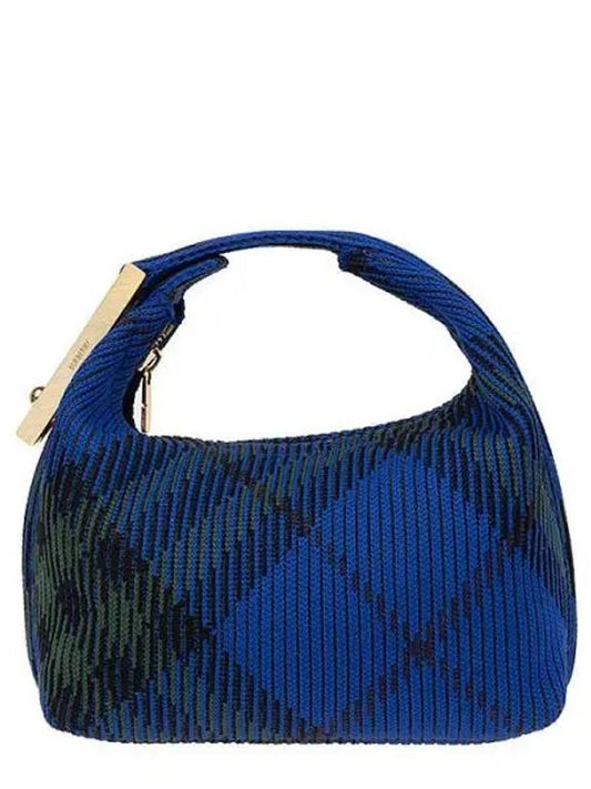 Peg Checked Duffel Bag Blue - BURBERRY - BALAAN 2