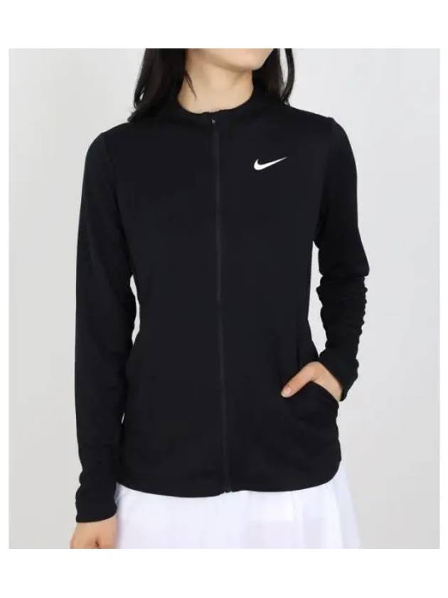 Women's Dri Fit UV Advantage Full Zip Track Jacket Black - NIKE - BALAAN 2