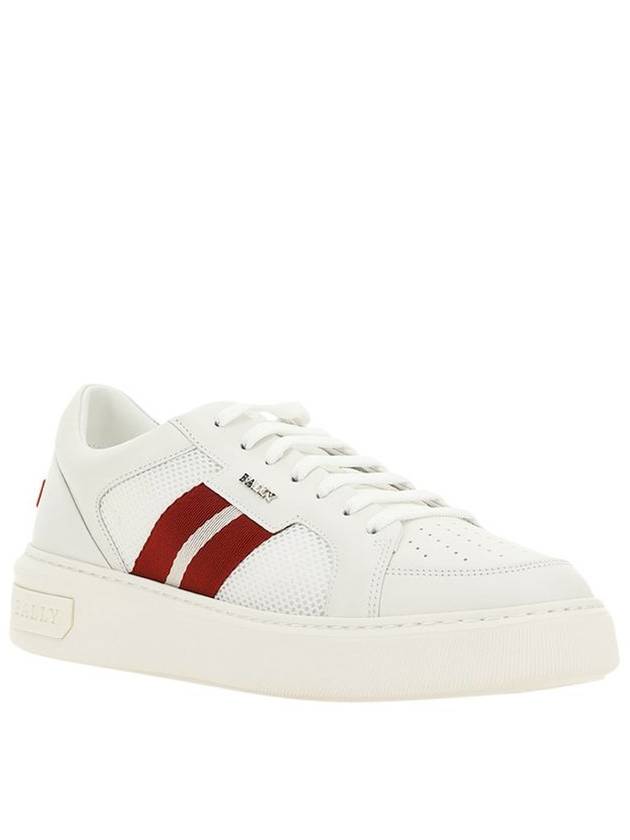 Melys Leather Low-Top Sneakers White - BALLY - BALAAN 4