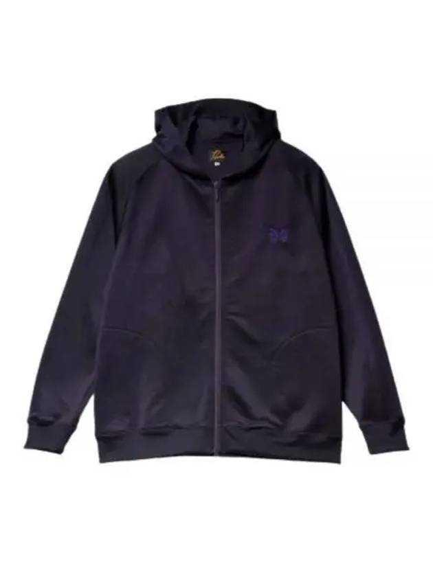 24 Zipped Sweat Hoody Eggplant OT247 - NEEDLES - BALAAN 1