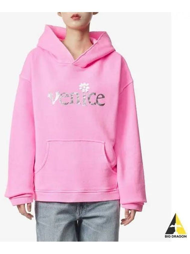 Venice Print Cotton Hood Pink 07T031PINK - ERL - BALAAN 1