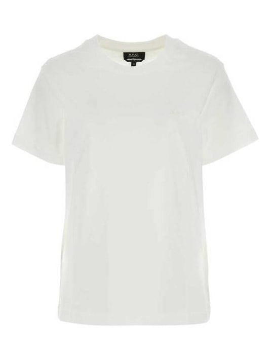 Standard Brode Logo Short Sleeve T-Shirt White - A.P.C. - BALAAN 1