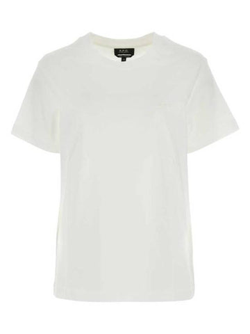 Standard Brode Logo Short Sleeve T-Shirt White - A.P.C. - BALAAN 1