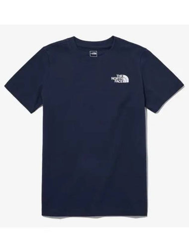 The North Face KIDS Venture Short Sleeve Round Tee NT7UP04W NAV - THE NORTH FACE - BALAAN 1