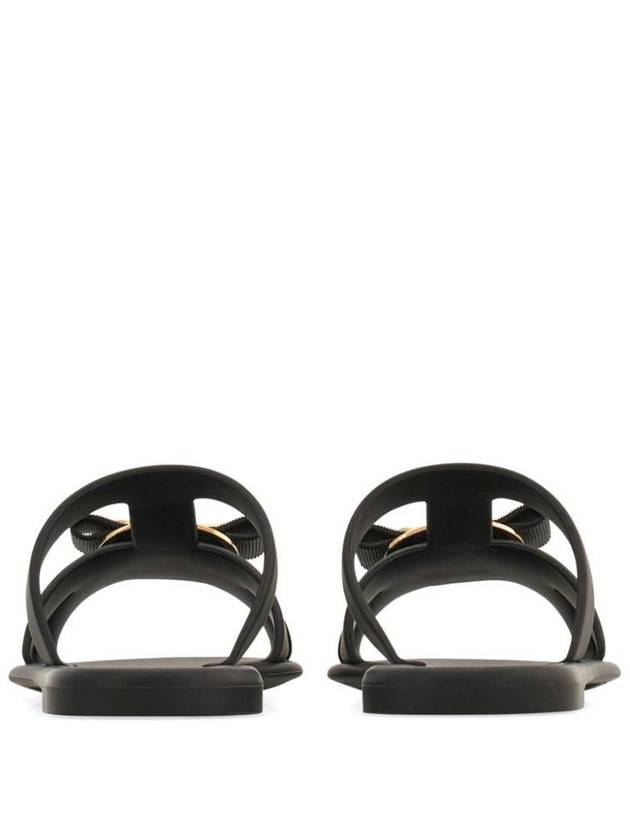 New Vara Slippers Black - SALVATORE FERRAGAMO - BALAAN 4