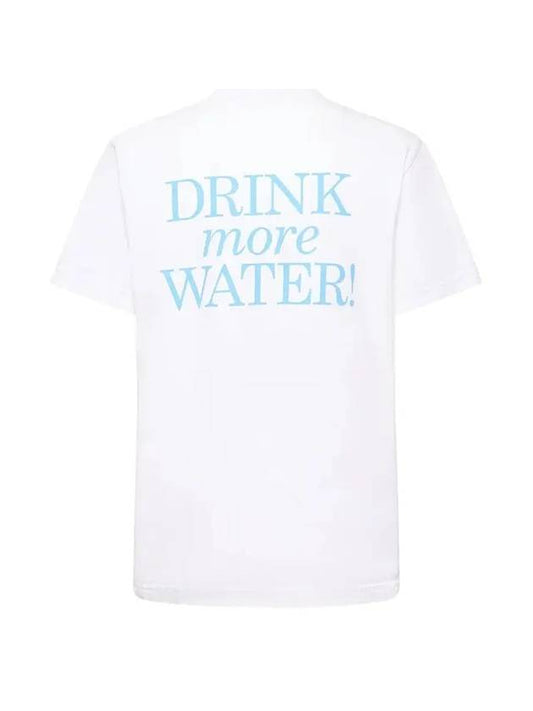 Slogan Print Short Sleeve T-Shirt White - SPORTY & RICH - BALAAN 1