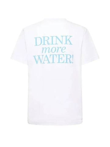 Slogan Print Short Sleeve T-Shirt White - SPORTY & RICH - BALAAN 1