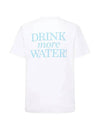 Slogan Print Short Sleeve T-Shirt White - SPORTY & RICH - BALAAN 1