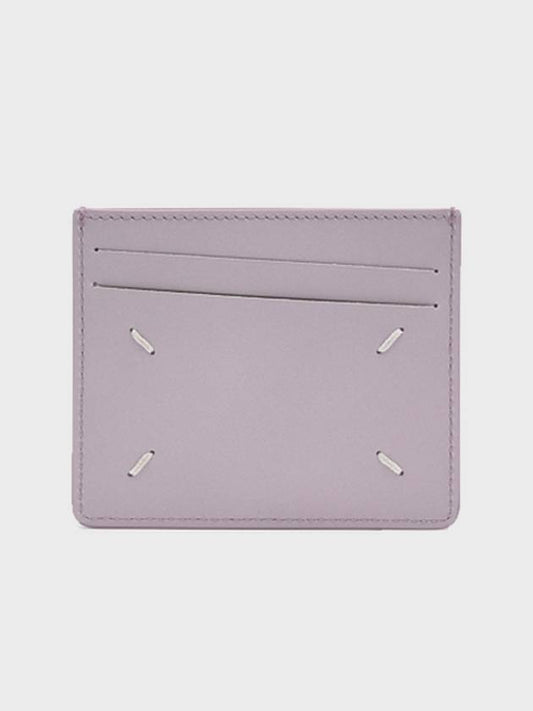 Stitch Diagonal Card Wallet Purple - MAISON MARGIELA - BALAAN 2