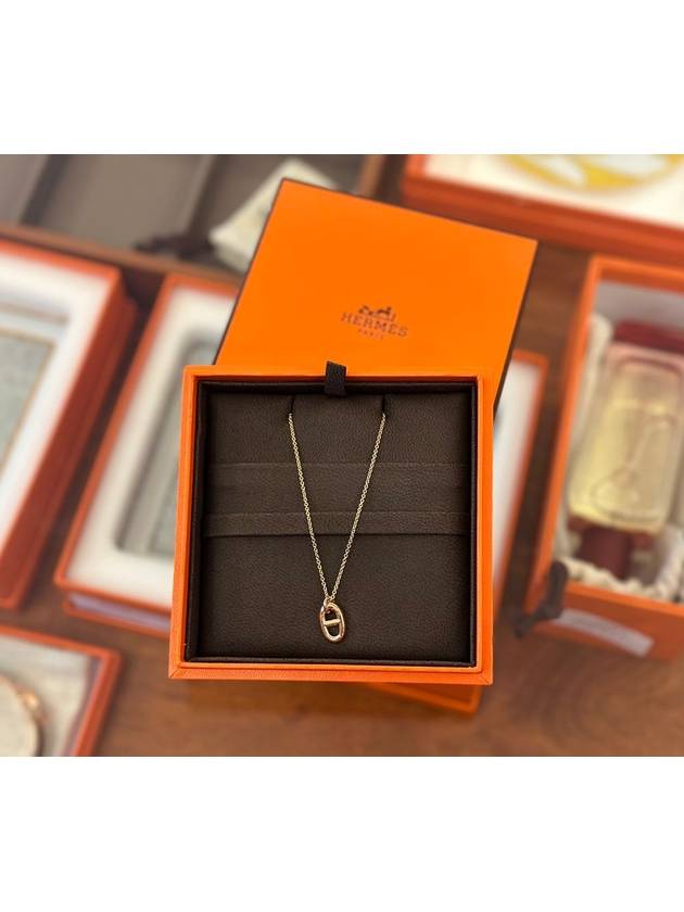 Small Farandole Pendant Necklace Rose Gold - HERMES - BALAAN 4