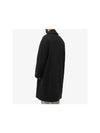 WAIN Wayne wool overcoat SNM 1027 BLACK - STUDIO NICHOLSON - BALAAN 3