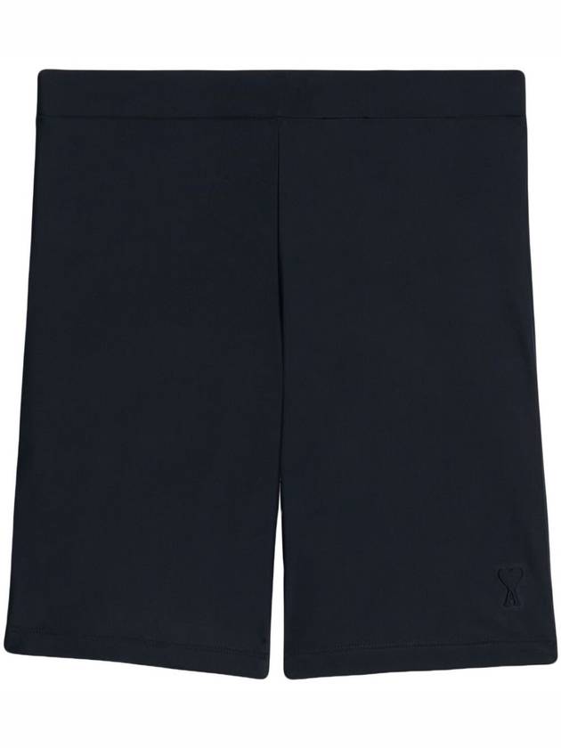 Cotton Short Leggings Black - AMI - BALAAN 2