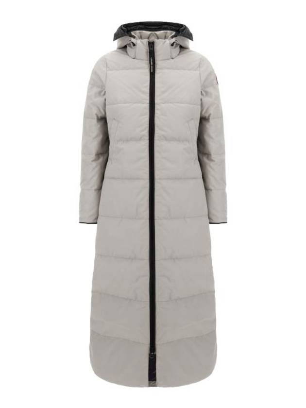 Mystique Satin Long Parka White - CANADA GOOSE - BALAAN 2