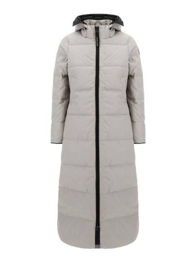 Mystique Satin Long Parka White - CANADA GOOSE - BALAAN 2