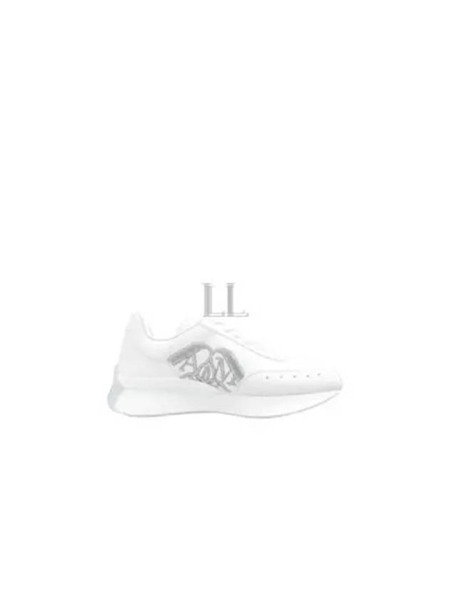 Sprint Runner Logo Low Top Sneakers White - ALEXANDER MCQUEEN - BALAAN 2