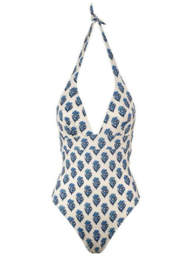 MC2 Saint Barth Marylin One-Piece Swimsuit With Jaipur Flower Print - MC 2 SAINT BARTH - BALAAN 1