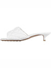 Padded Leather Mule White - BOTTEGA VENETA - BALAAN 4