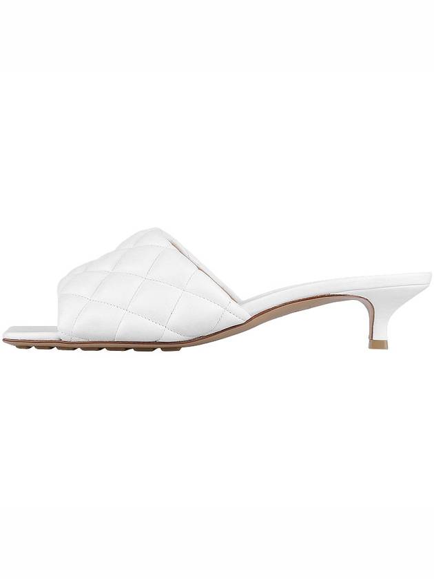 Padded Leather Mule White - BOTTEGA VENETA - BALAAN 4